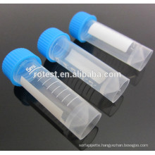 5ml screw cap free standing cryogenic vial